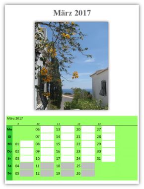 Fotokalender 2017 – Kalender selbst erstellen