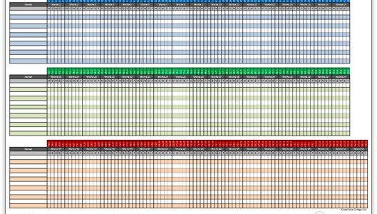 Urlaubsplaner 2023 für Excel