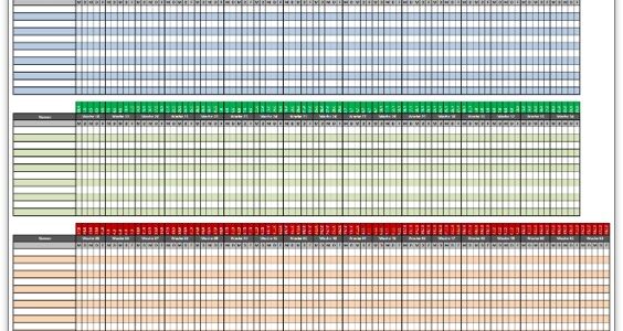 Urlaubsplaner 2024 für Excel kostenlos
