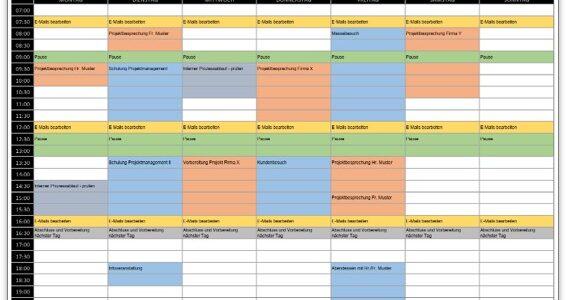 Timeboxing Excel Vorlage: So optimierst du dein Zeitmanagement