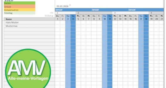 Dynamischer, ewiger Kalender