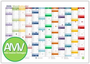 Mondkalender 2026
