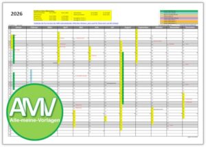 Jahreskalender 2026 Archive - Alle-meine-Vorlagen.de