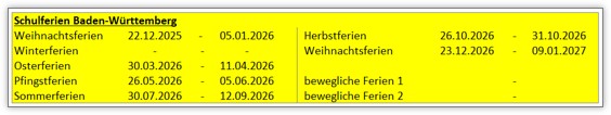 AMV-Jahreskalender 2026