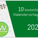 10 kostenlose Kalendervorlagen für 2026