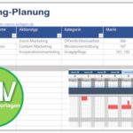 Kostenlose Marketingplan Vorlage für Excel