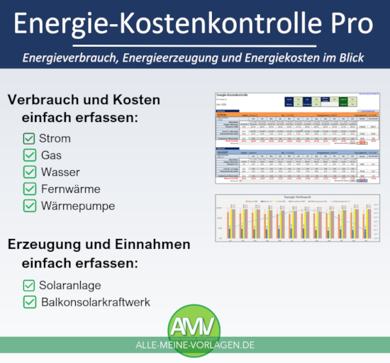 Energie-Kostenkontrolle