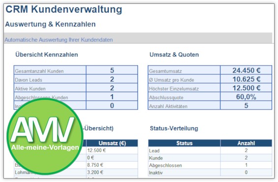 Arbeitszeitnachweis für Excel